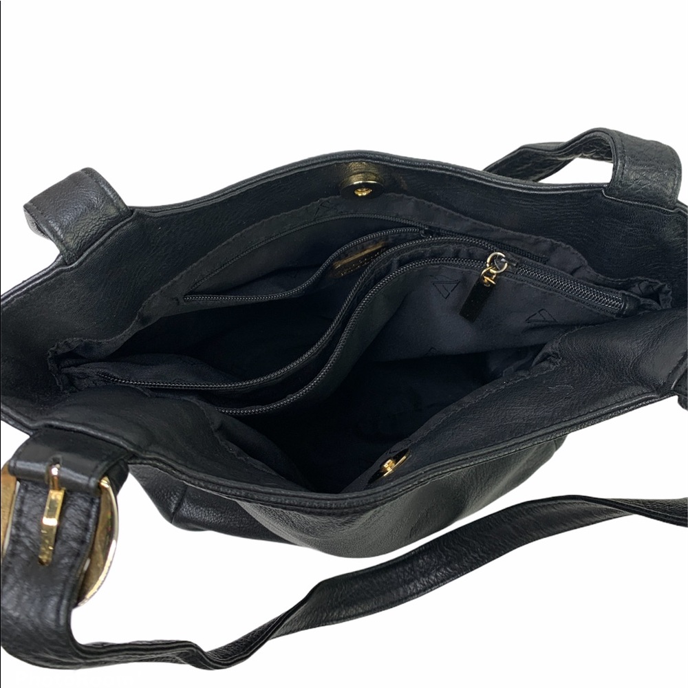 A. Giannetti Black small Leather Tote Shoulder Bag - Picture 8 of 13